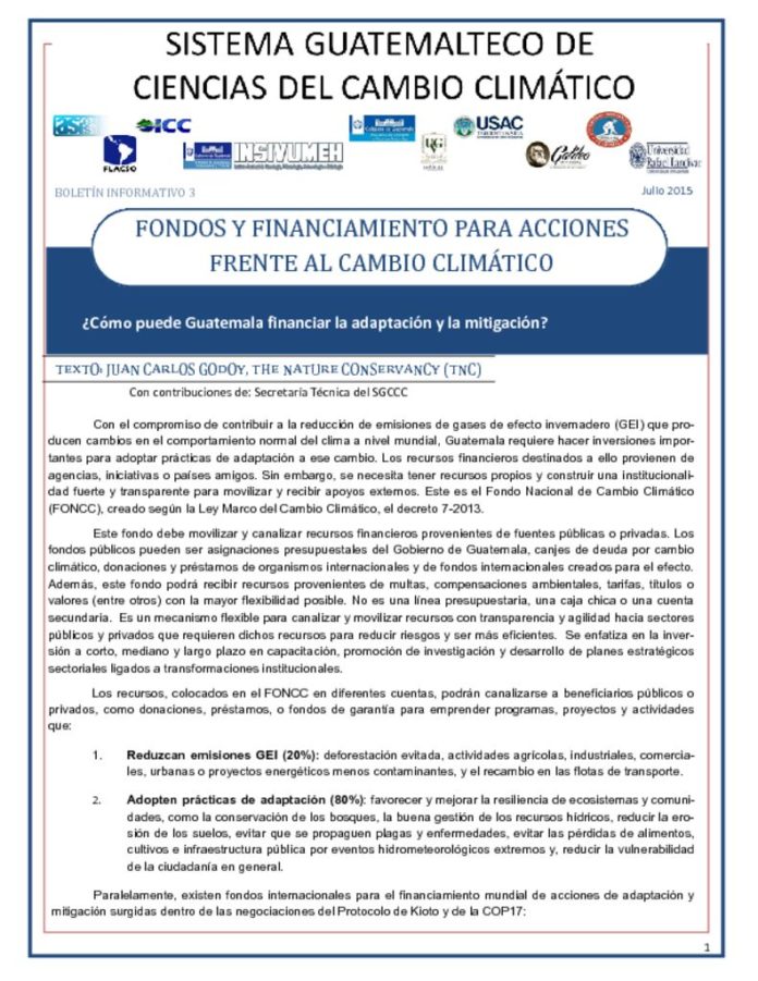 thumbnail of 3. Financiamiento para Cambio Climatico SGCCC